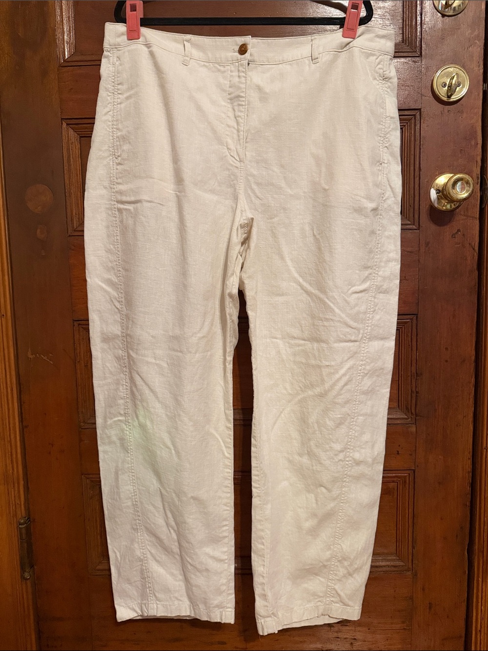 J. Crew Women's Relaxed Barrel leg linen blend pant